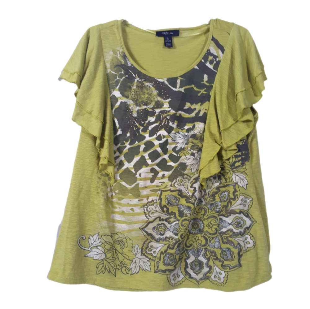 🪴2 For $20🪴Abstract Tee Shirt Blouse